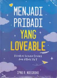 Image of Menjadi pribadi yang loveable